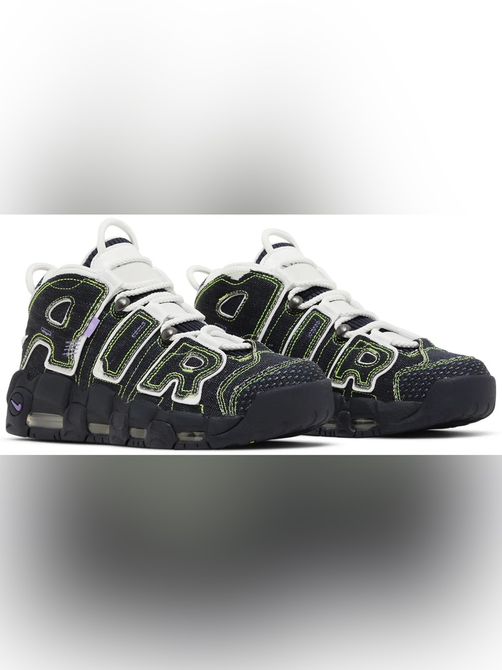 NIKE AIR MORE UPTEMPO in DENIM - SERENA - Size 8